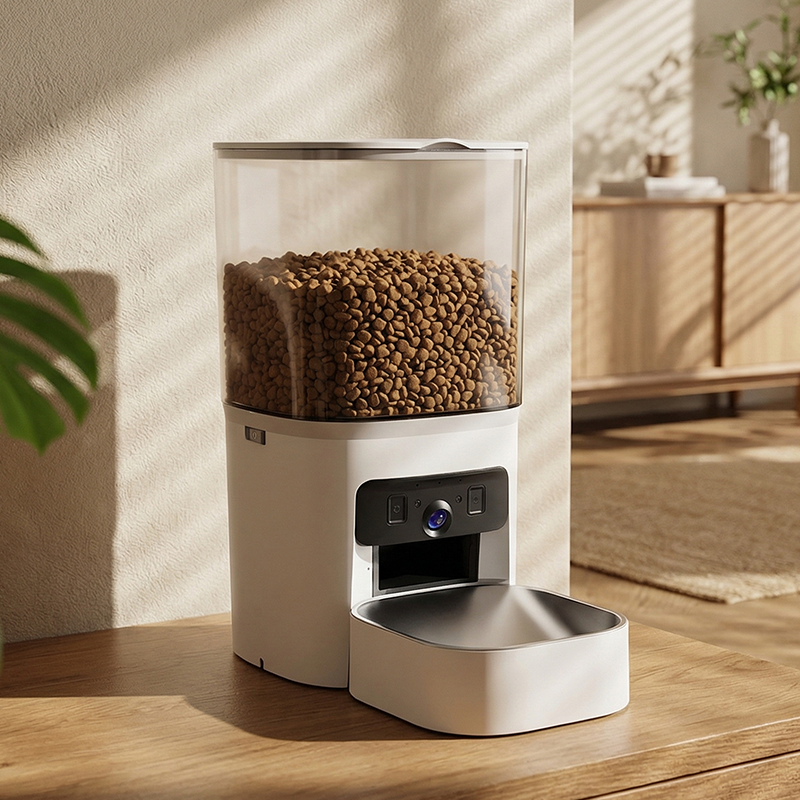 MAS-3007 Dual-Lens Smart Pet Feeder na may 6L Transparent Hopper MAS-3007 Dual-Lens Smart Pet Feeder na may 6L Transparent Hopper